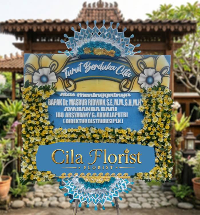 Karangan Bunga Turut Berduka Cita KDDC113 Yogyakarta