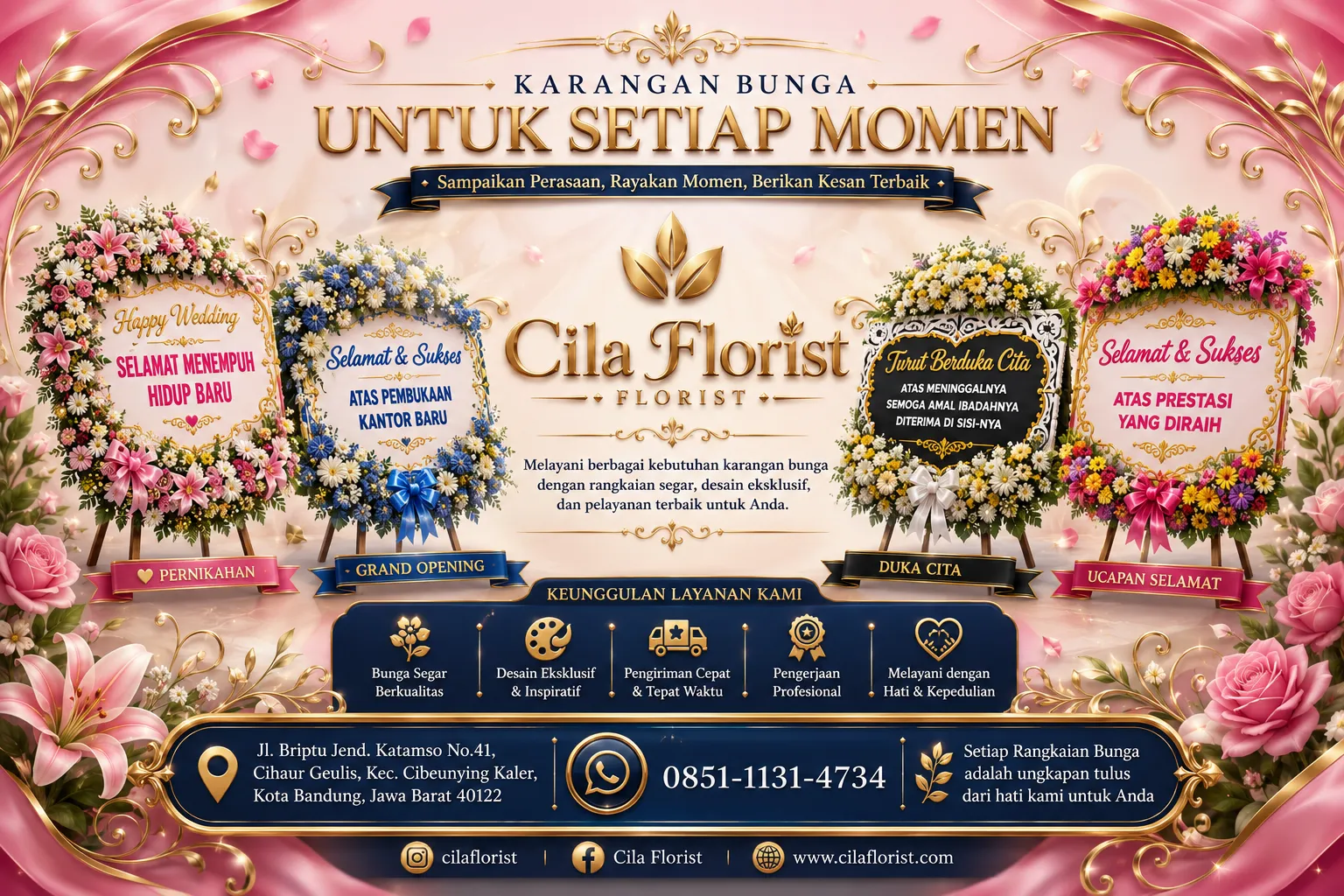 Karangan Bunga Murah Banjarnegara Jawa Tengah